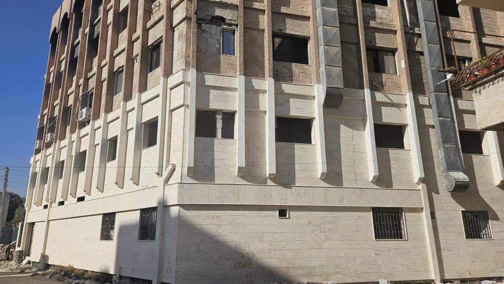 مبنى مشفى الرضوان مقر الجمعية في داريا