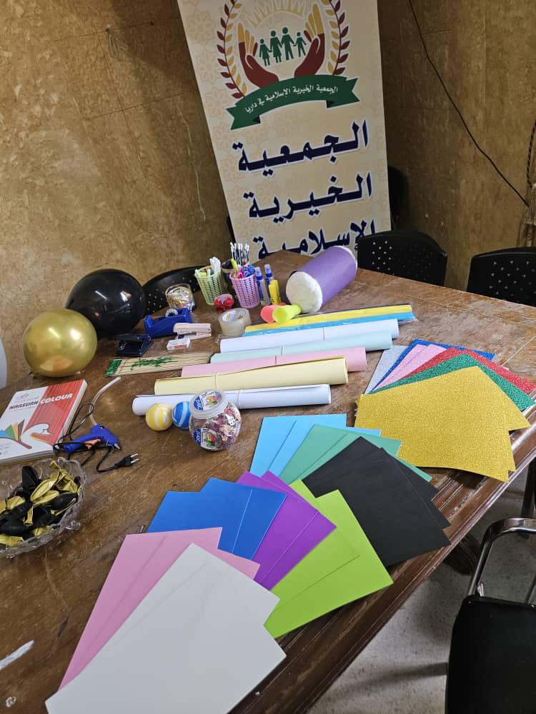 ورشة عمل فنية ضمن الأنشطة التعليمية للأطفال